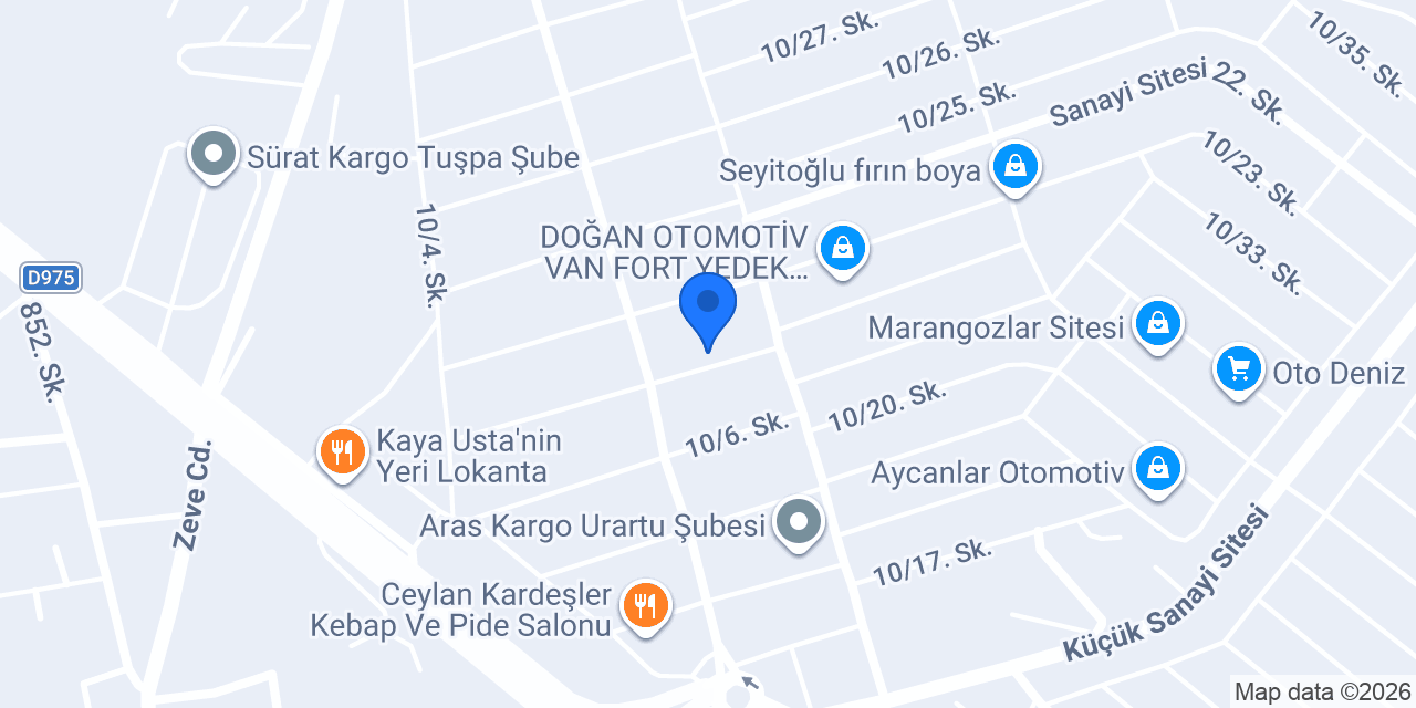 Işık Oto Kaporta Boya konumu