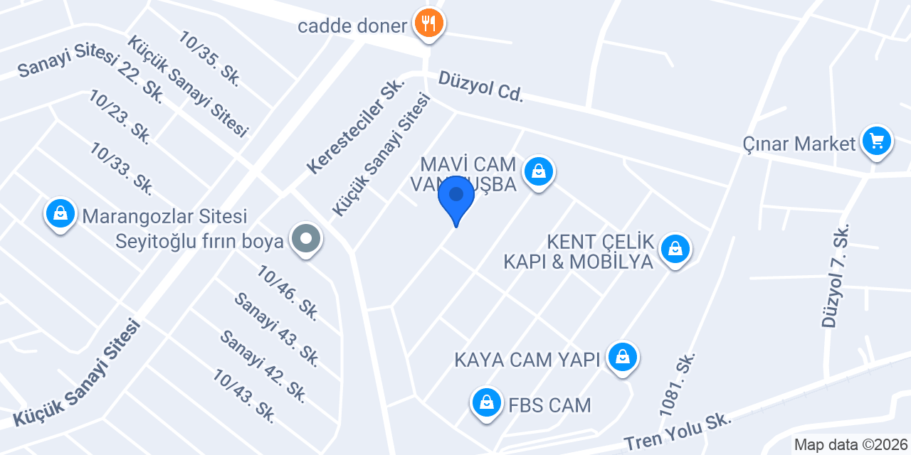 Şahin Mobilya konumu