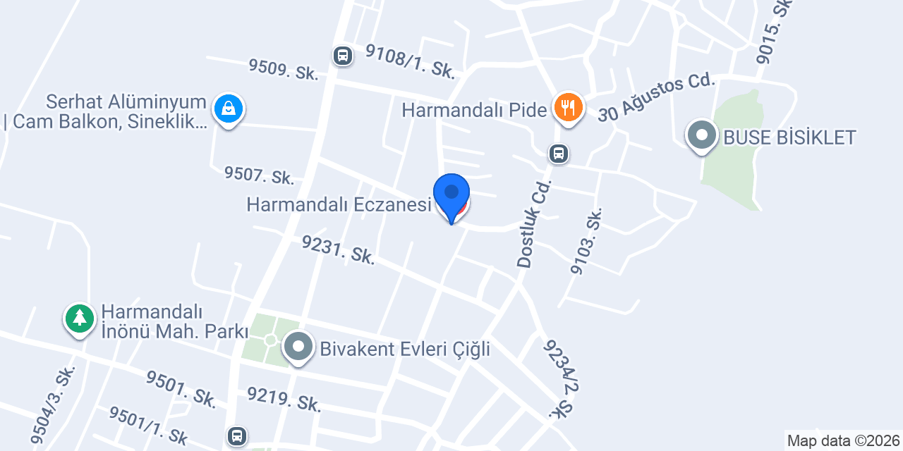 Harmandalı Eczanesi konumu