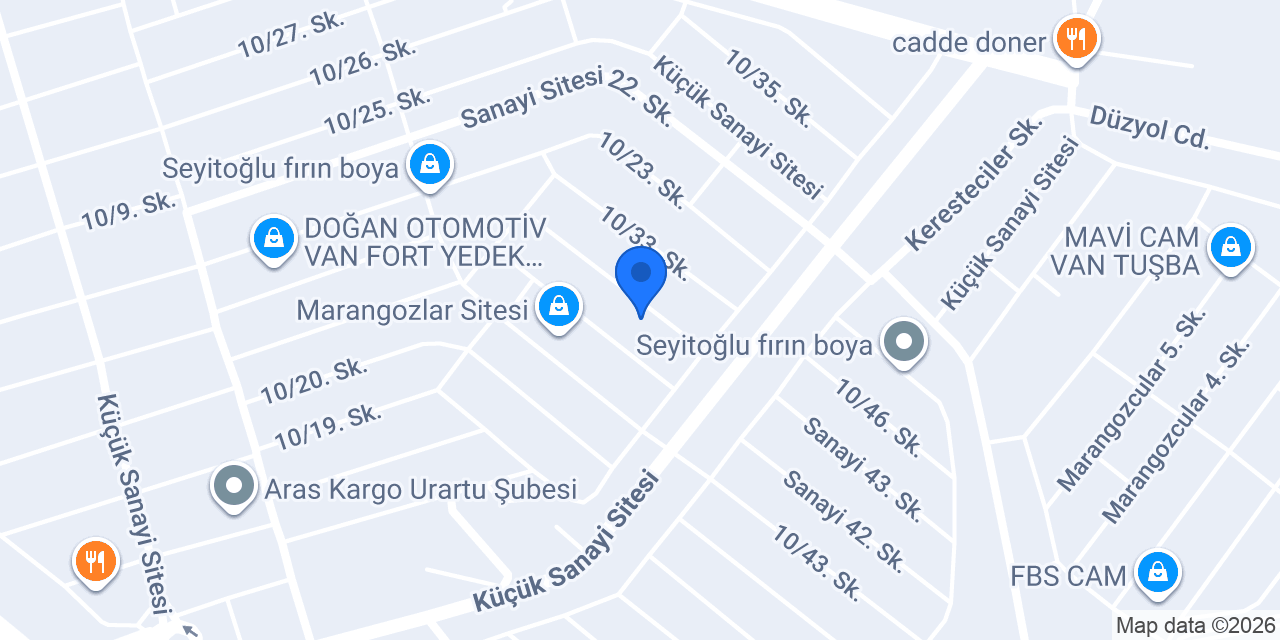 Güray Oto konumu