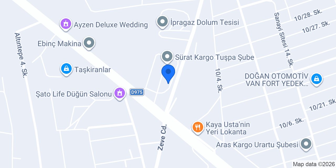 Ferhat Yemek Fabrikasi konumu