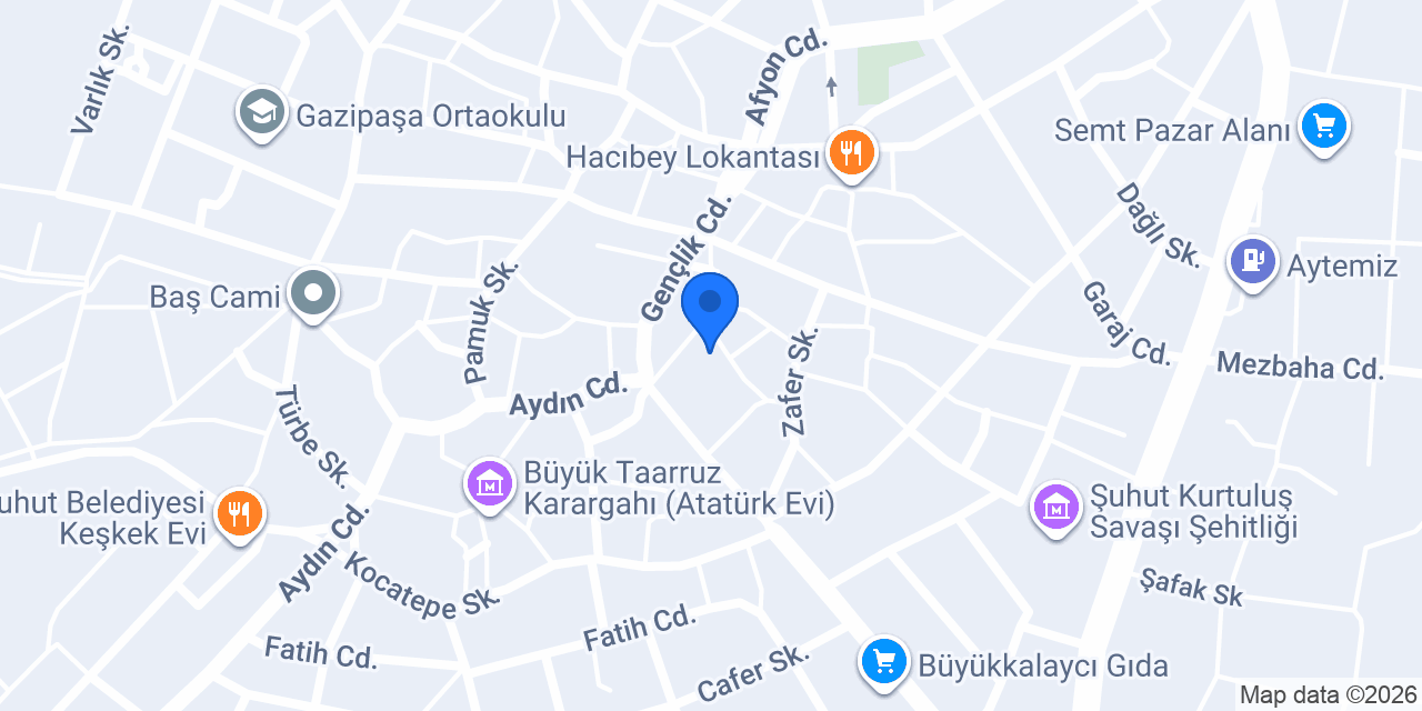 Sultanana Haşhaş Dükkan konumu