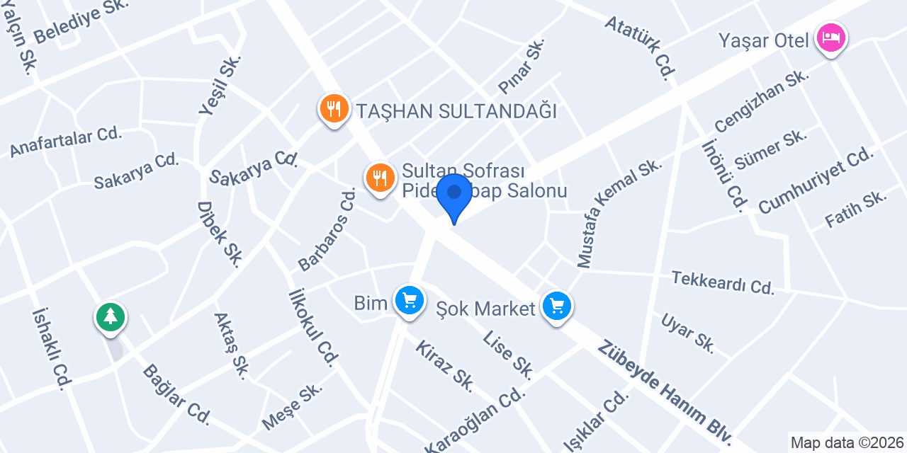 Osmanlı Adıyaman Çiğköfte konumu