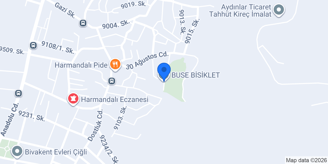 BUSE BİSİKLET konumu