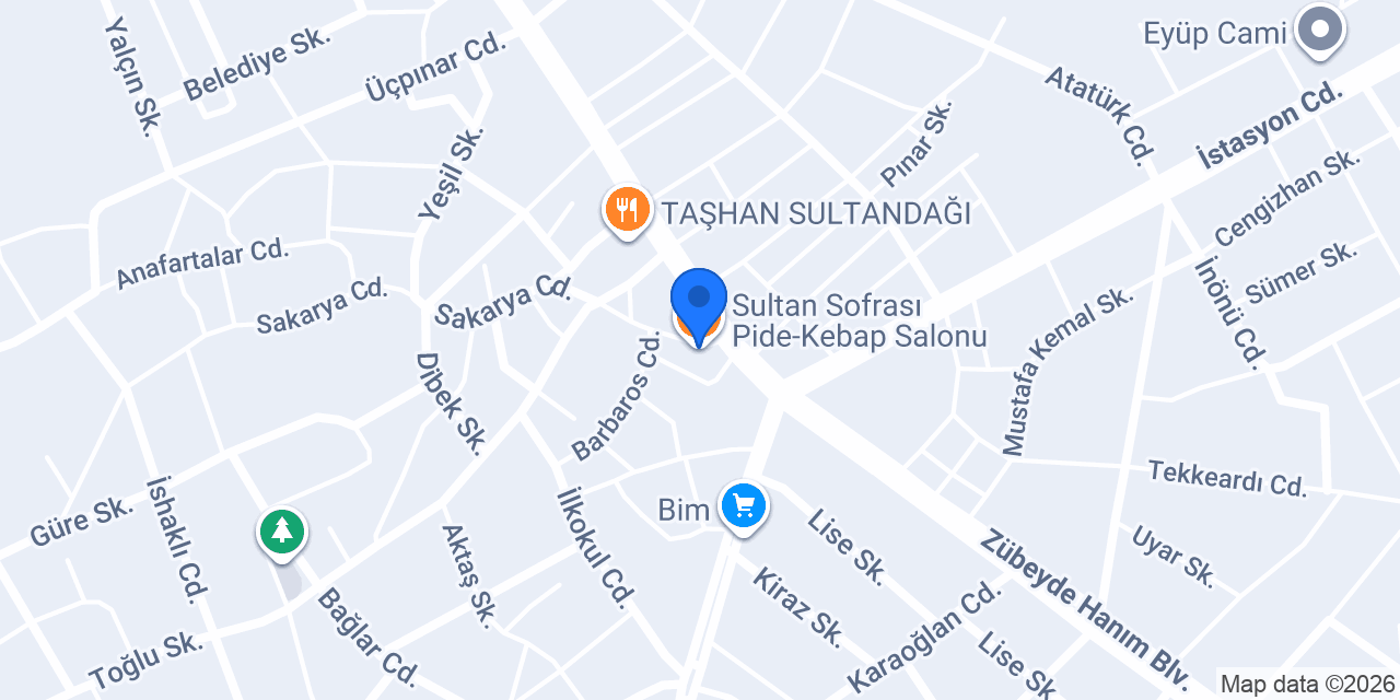 Sultan Sofrası Pide-Kebap Salonu konumu
