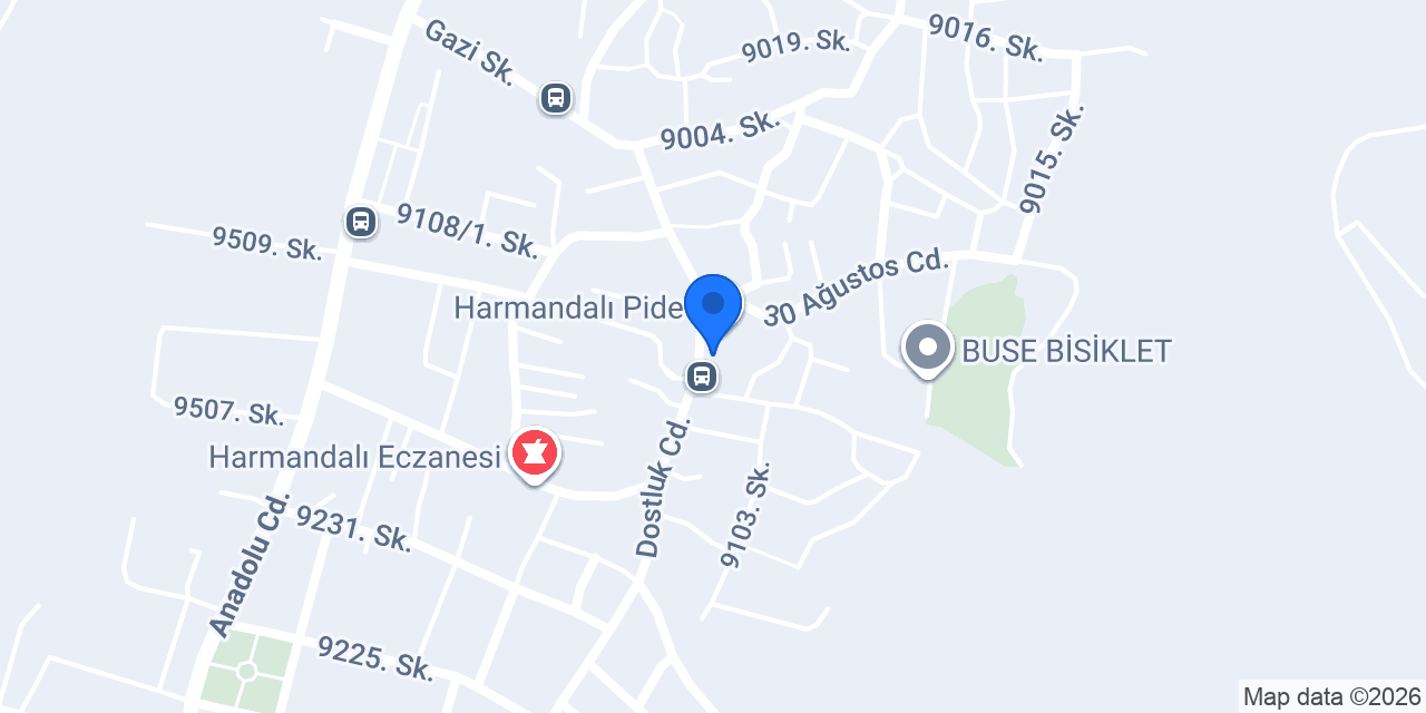 Erkek Kuaför Salonu konumu