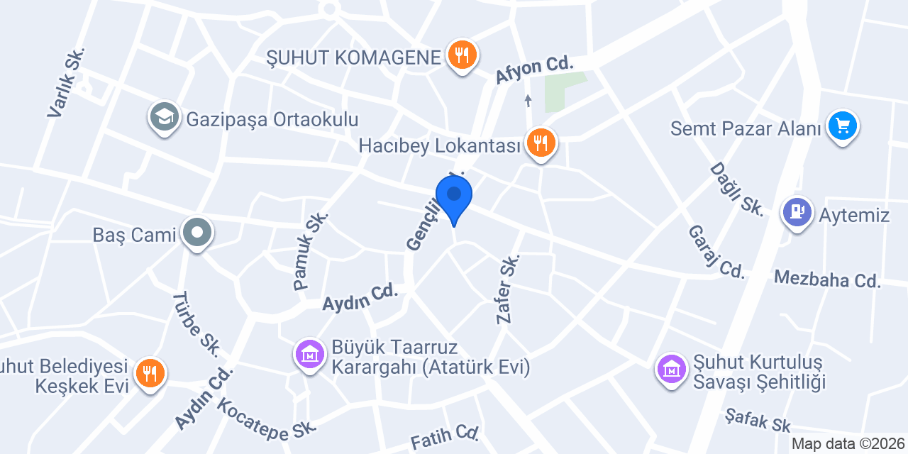 Akgül Veteriner Kliniği konumu