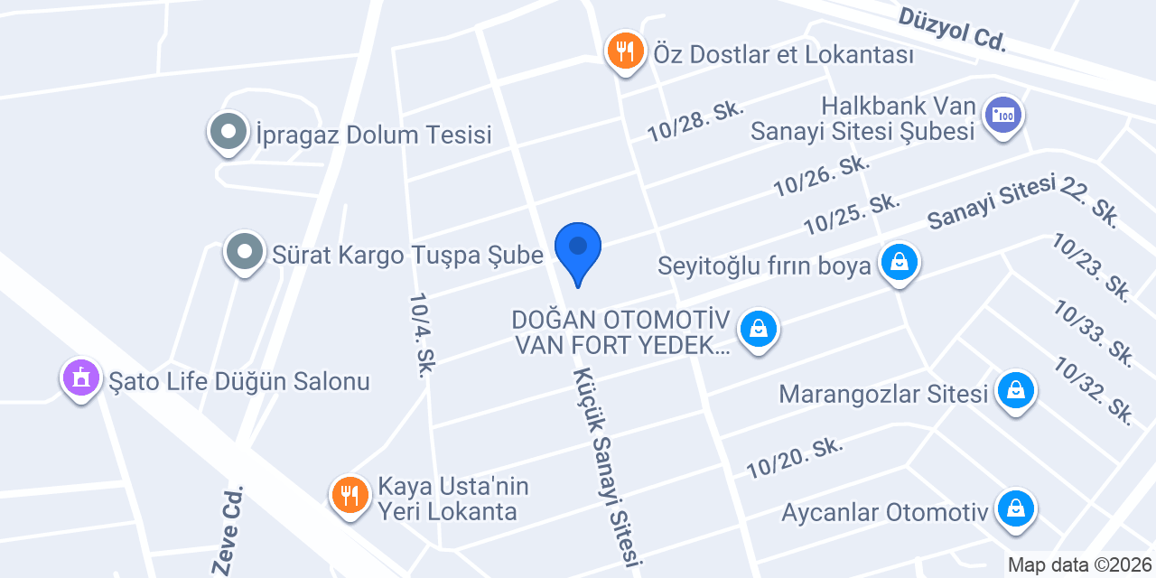 Tekin Bağlantı Elemanları A.Ş. konumu