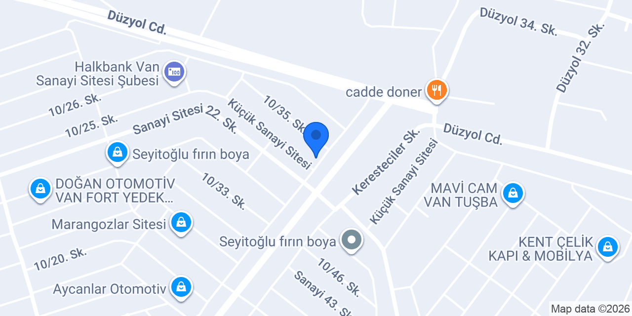 Auto King - Van Oto Servis konumu