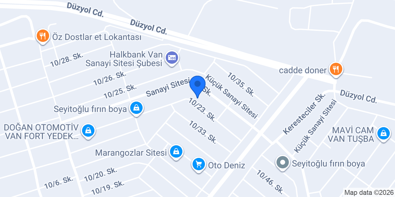 VAN MAN YETKİLİ SERVİSİ konumu