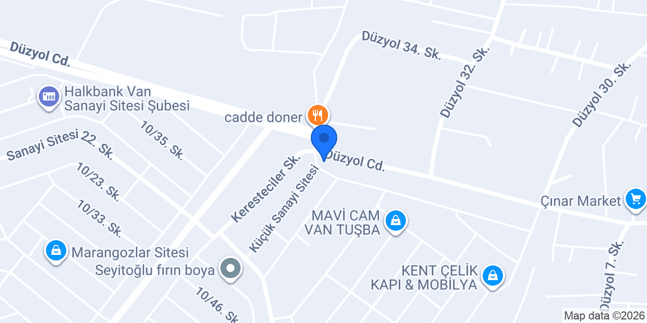 İREZ YAPI PVC Aksesuarları Kapı Pencere Sistemleri Toptan Satış Merkezi konumu