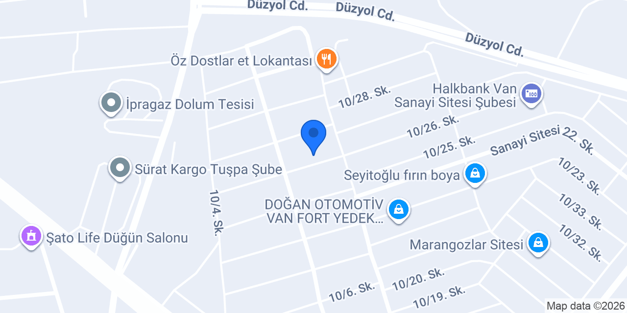 OTO BARAN konumu
