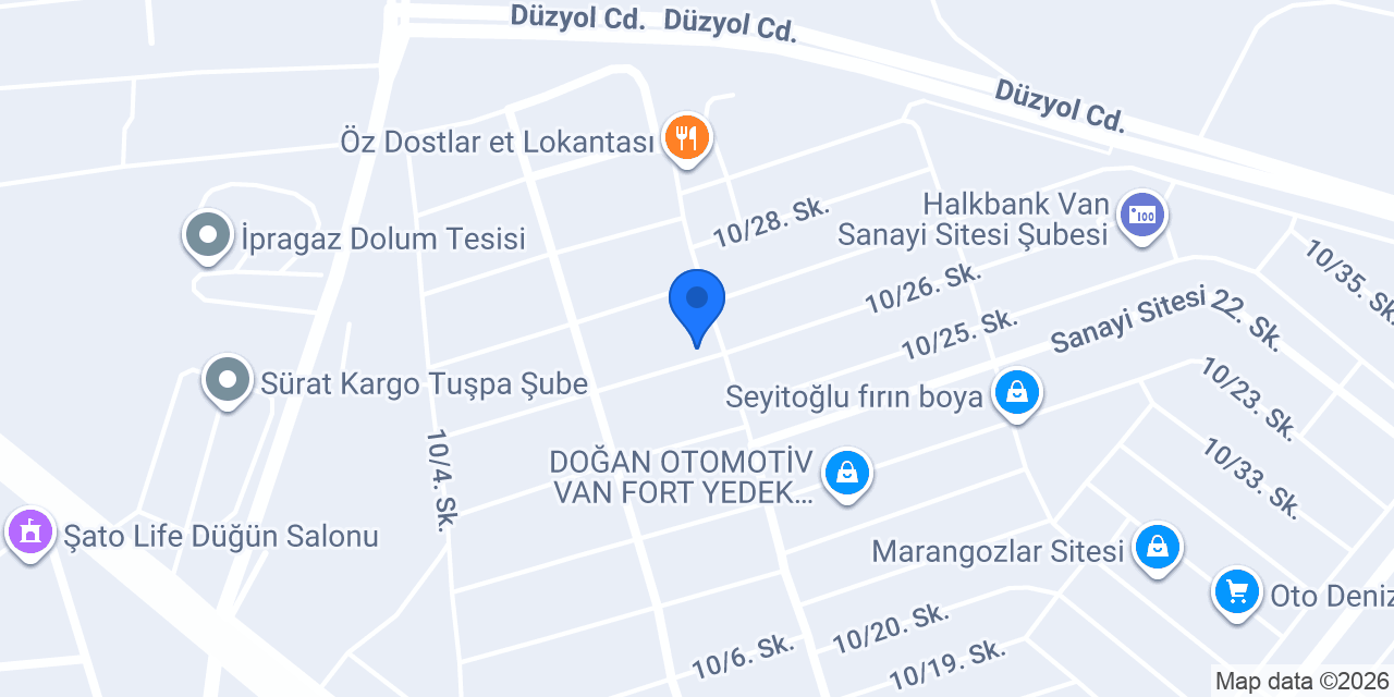 Celil Usta Oto Cıkma(kamyon ve kamyonet) konumu