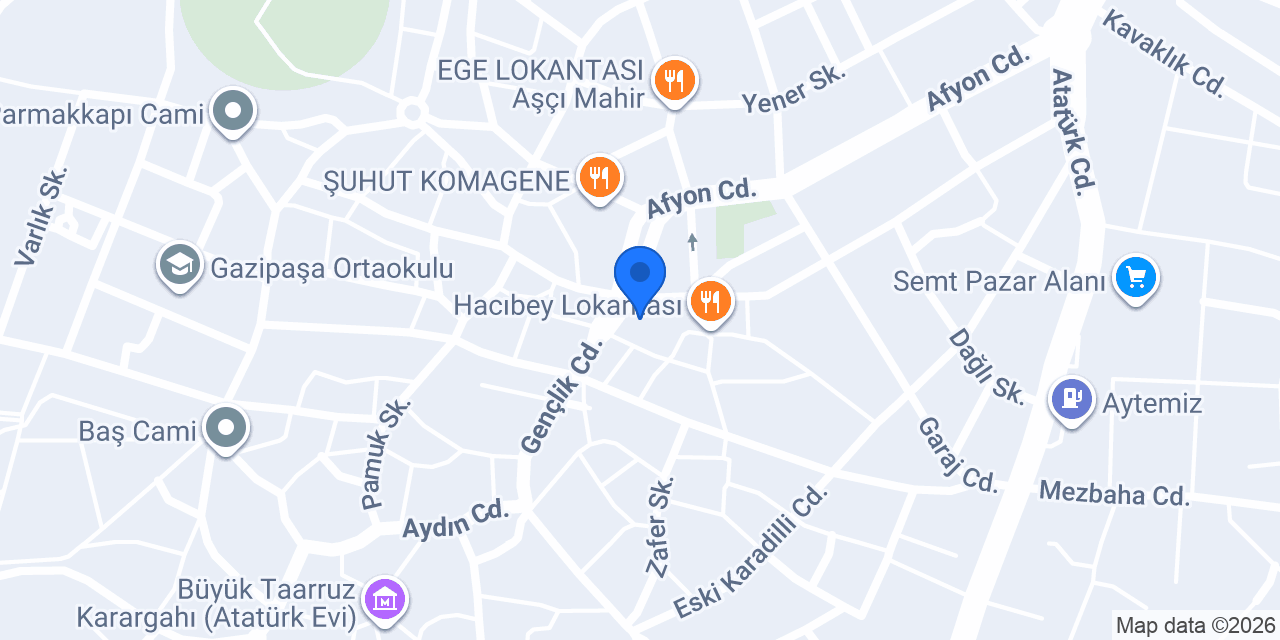 Gözde Veteriner Kliniği konumu