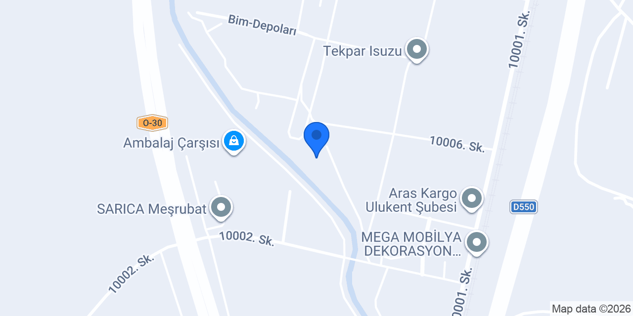 Usteel Çelik End. San. ve Tic. Ltd. Şti. konumu