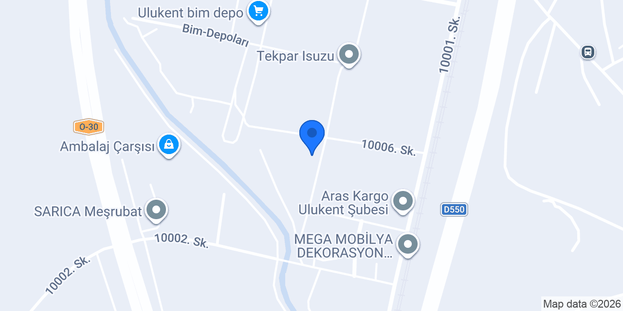 Metal ve Yapı Marketi konumu