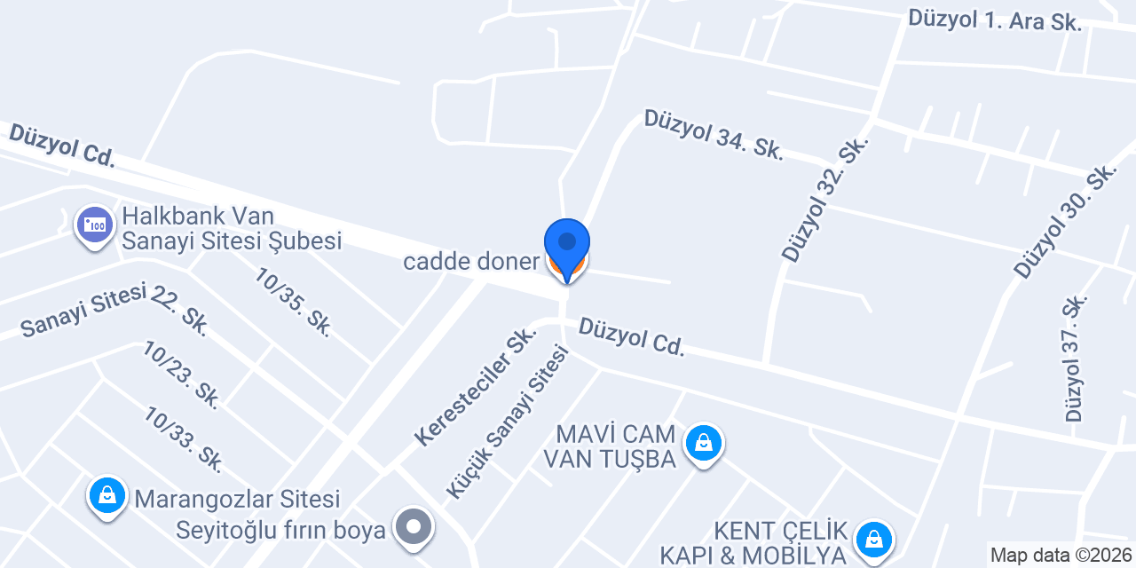 cadde doner konumu