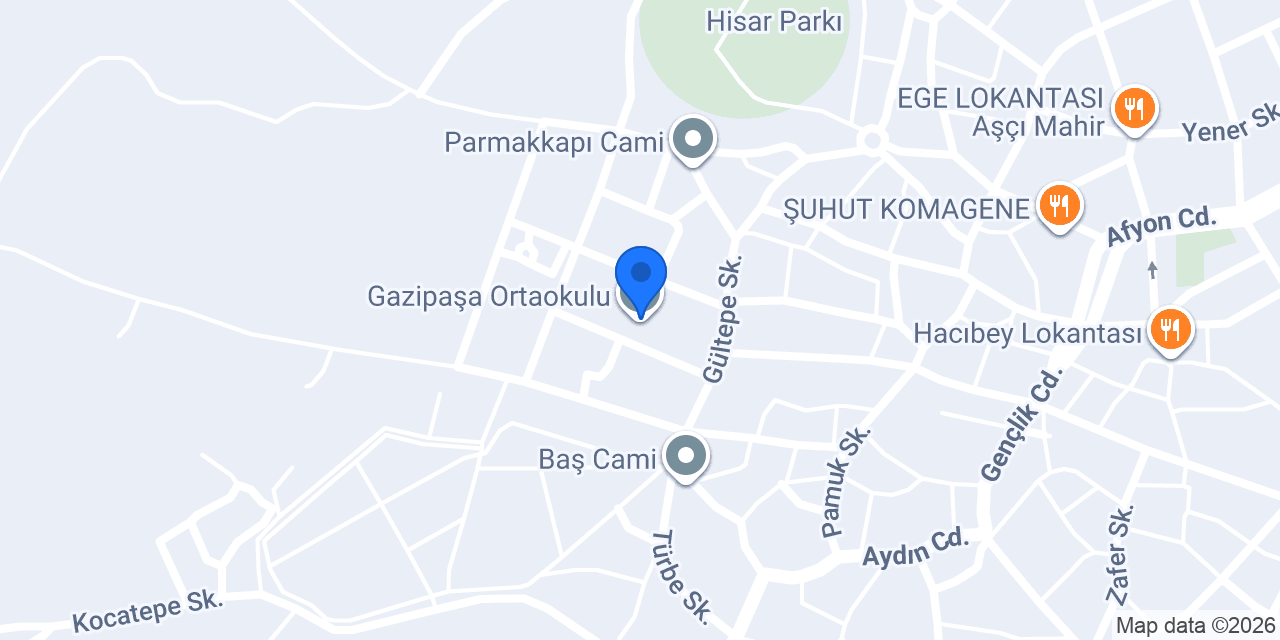 Gazipaşa Ortaokulu konumu