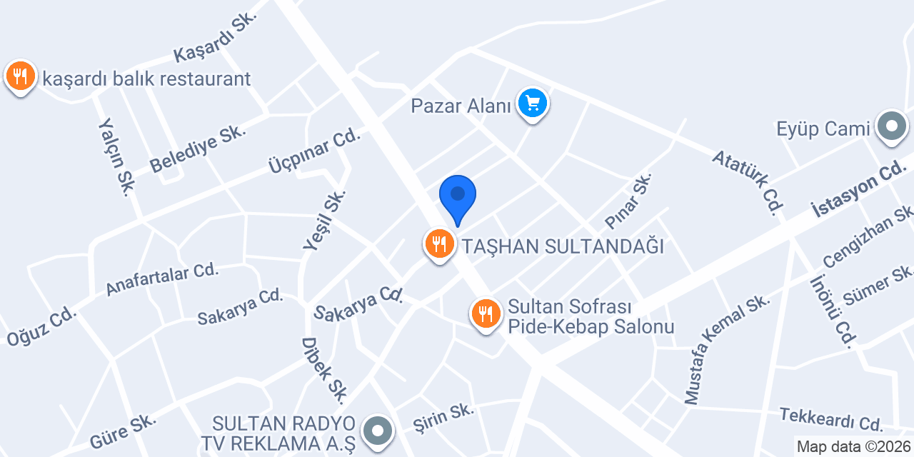 Yeşiltaş Dekor Mobilya konumu