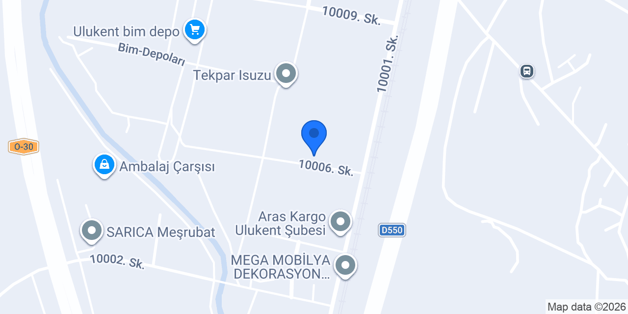 Megapol Poliüretan konumu