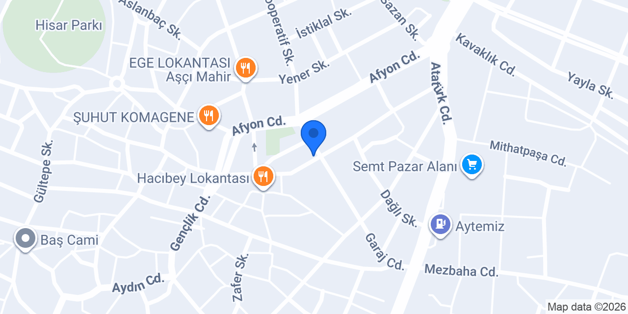 şuhut çanak kurulumu konumu