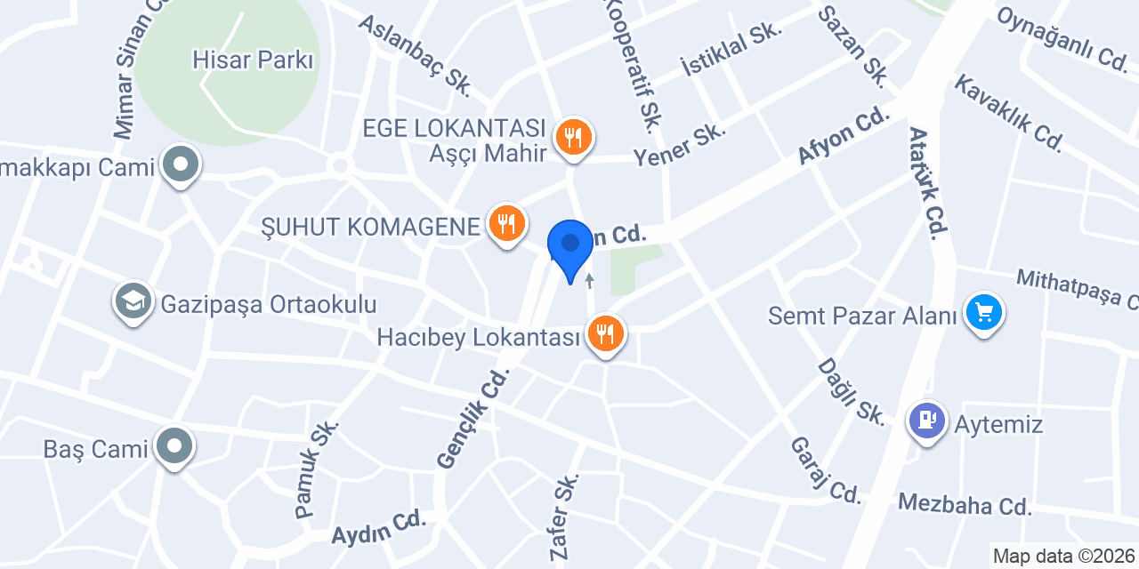 acemoğlu sucukları konumu