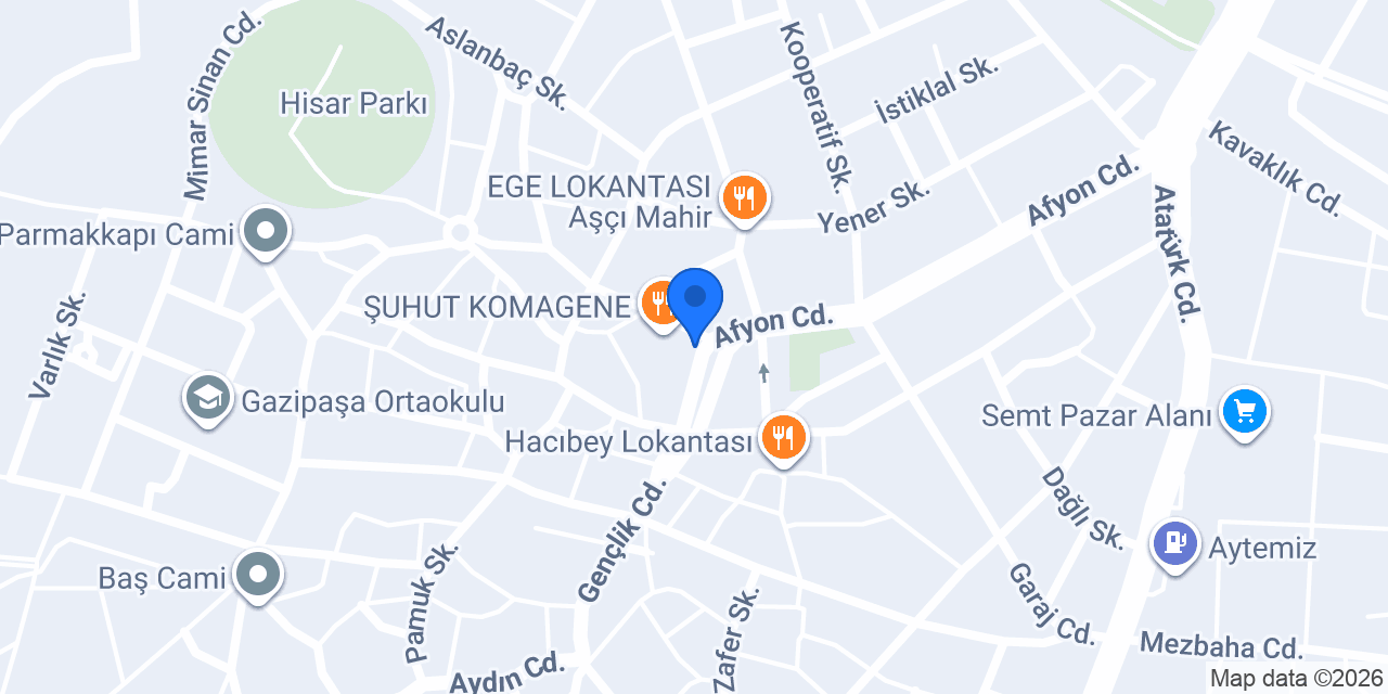 Köfteci Ahmet'in Yeri konumu