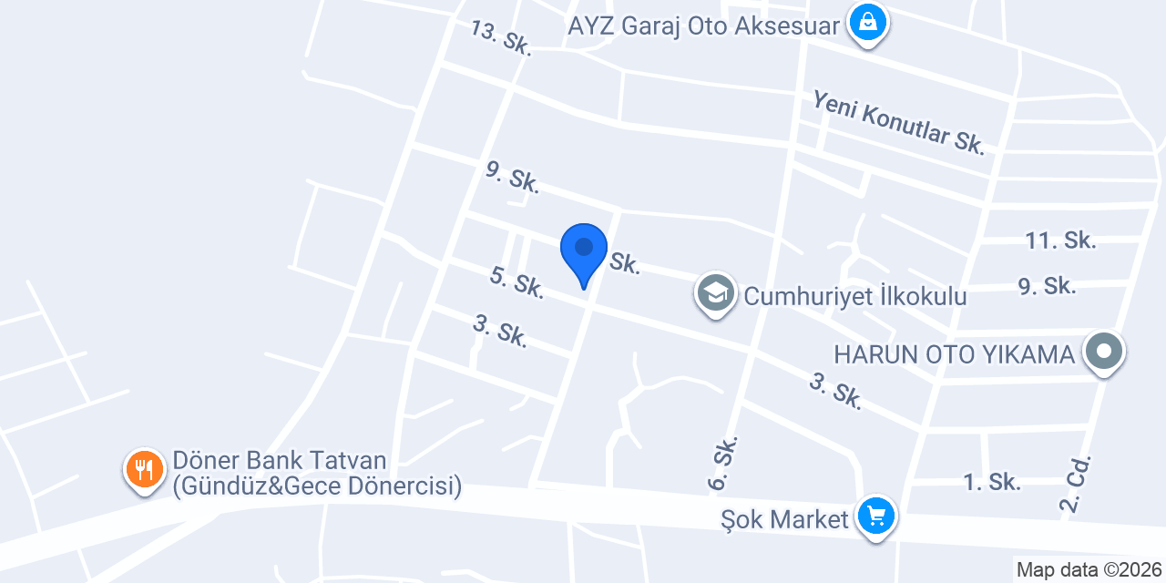 Enes Market konumu