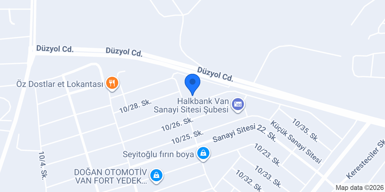 Kardeşler İş Makinaları konumu