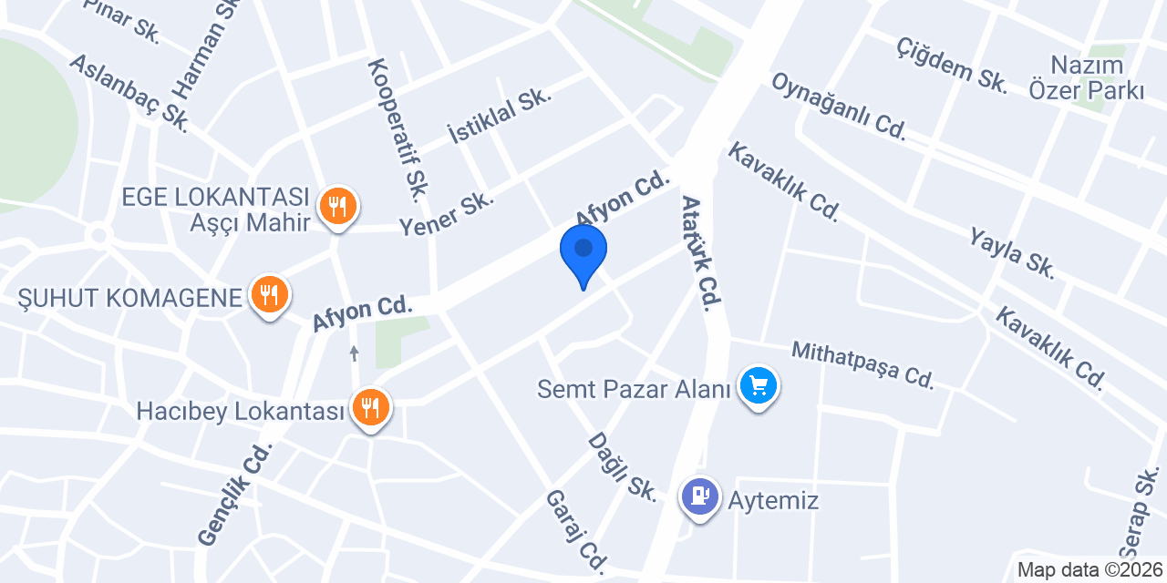 Karagönen yapı market konumu
