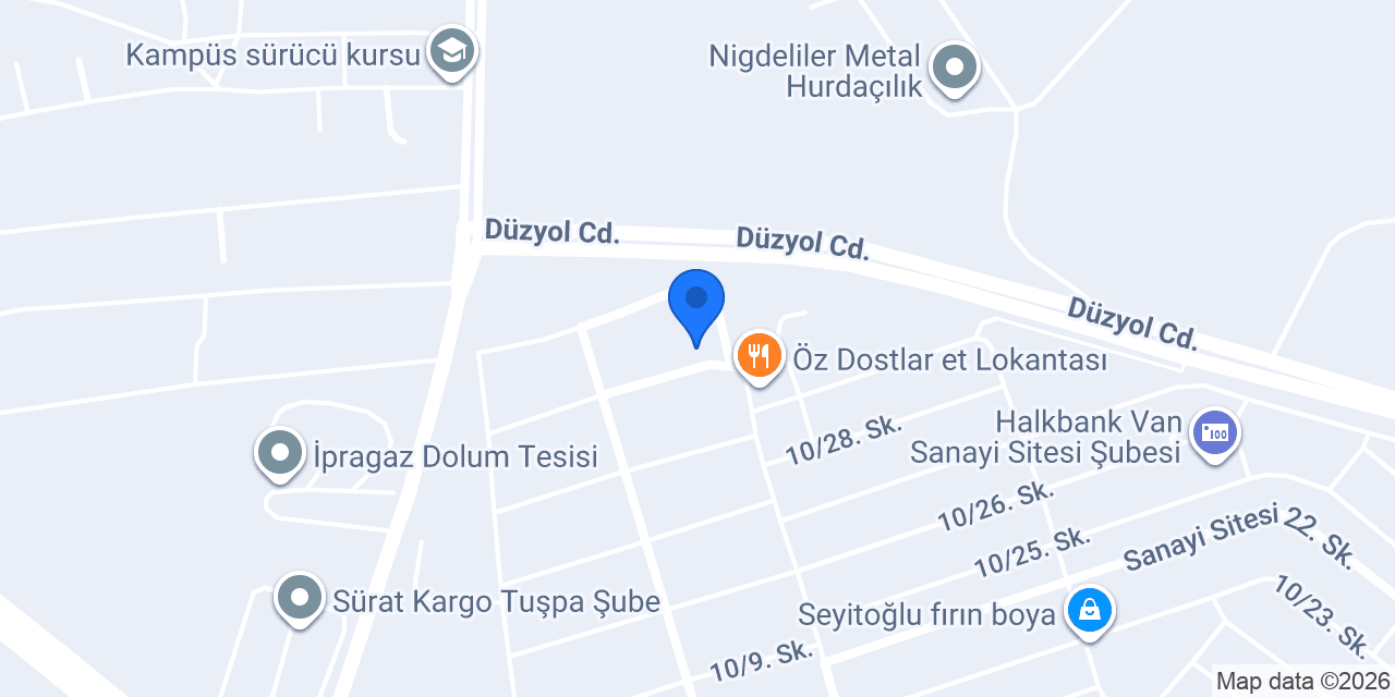 Akyürekler Volkswagen konumu