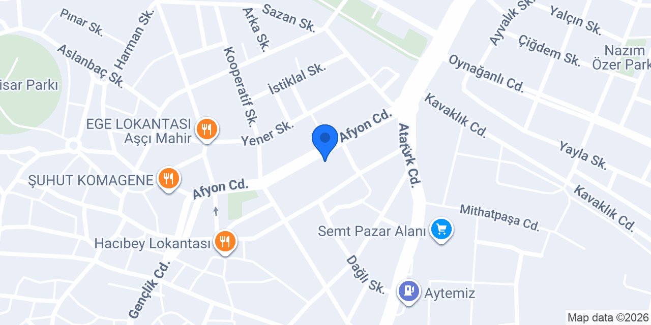 Diş Hekimi Osman Ceylan konumu