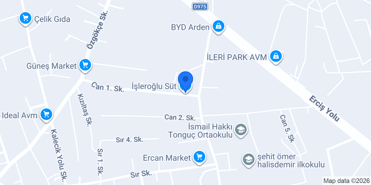İşleroğlu Süt konumu
