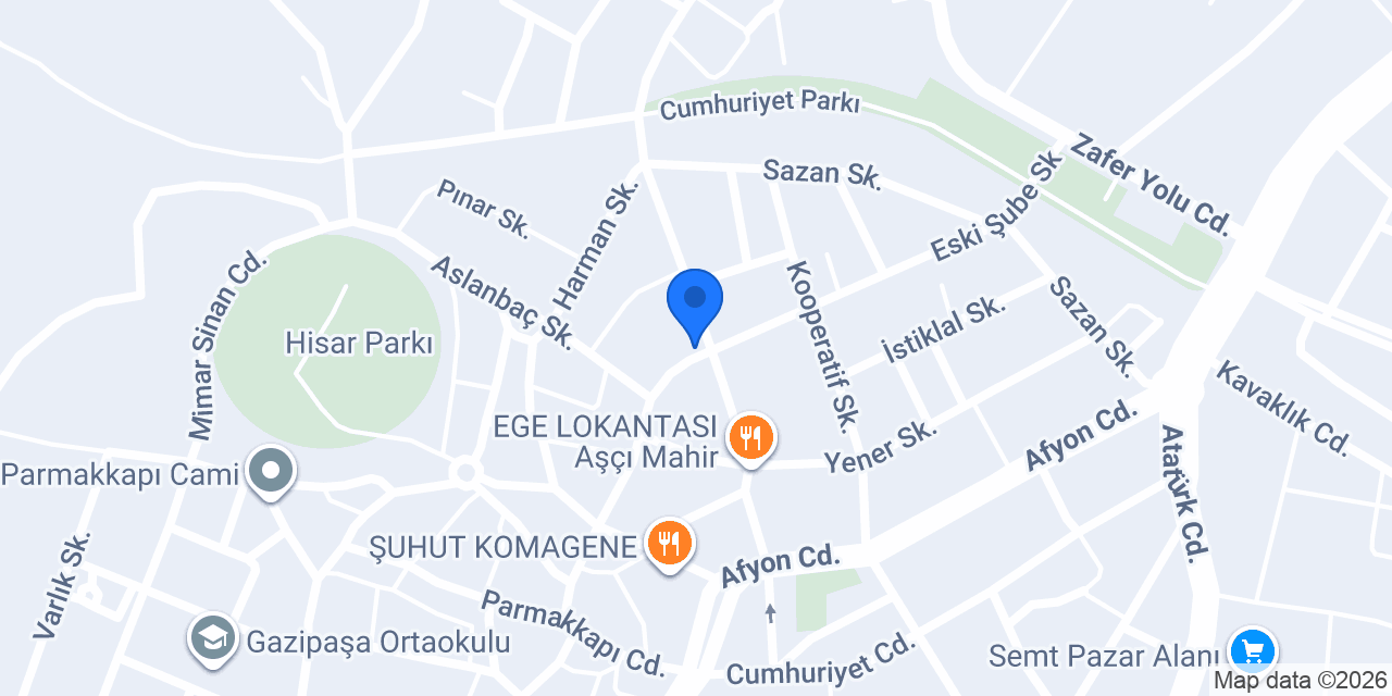 Tanem Design Bay Bayan Terzisi konumu