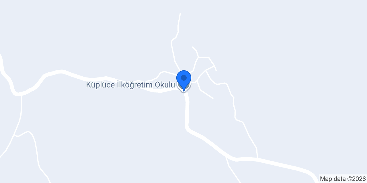 Küplüce İlköğretim Okulu konumu