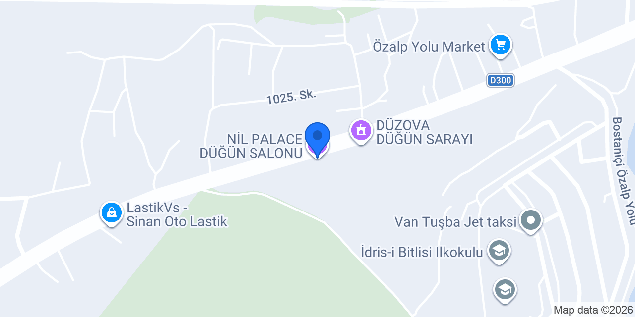 NİL PALACE DÜĞÜN SALONU konumu