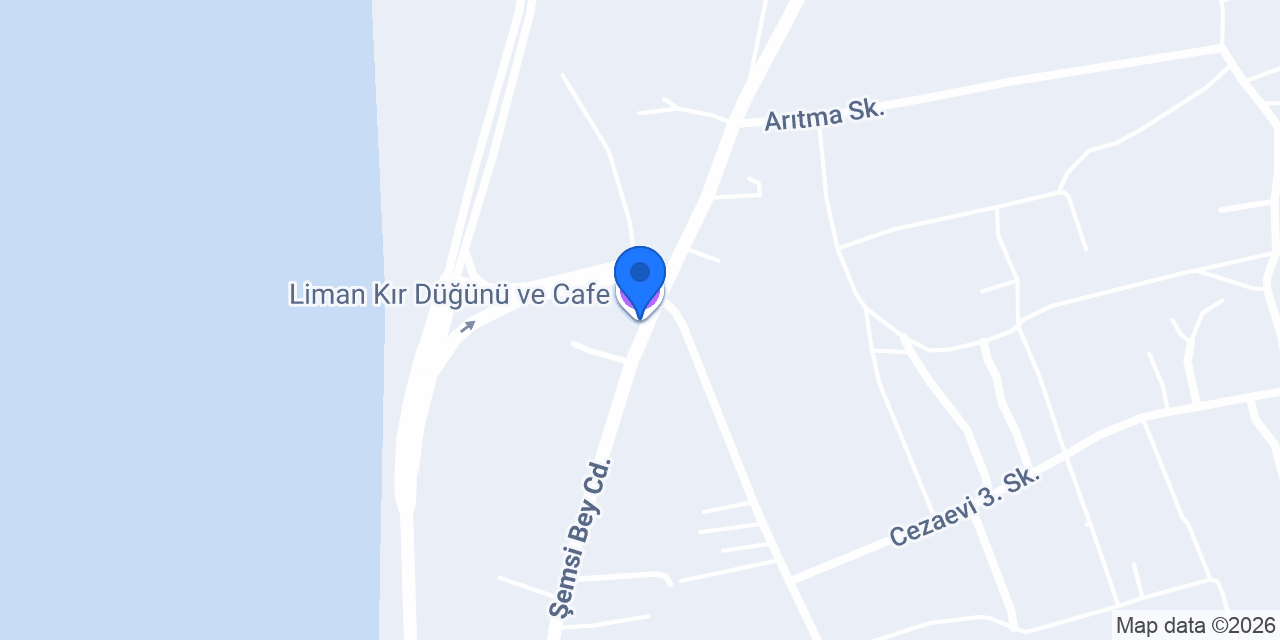 Liman Kır Düğünü ve Cafe konumu