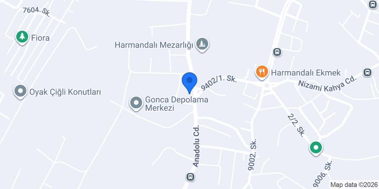 Baykal Mobilya konumu
