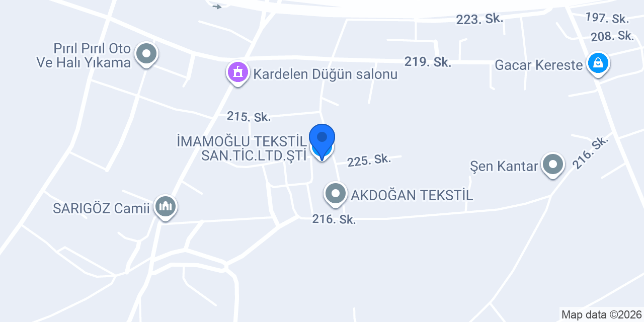 İMAMOĞLU TEKSTİL SAN.TİC.LTD.ŞTİ. konumu