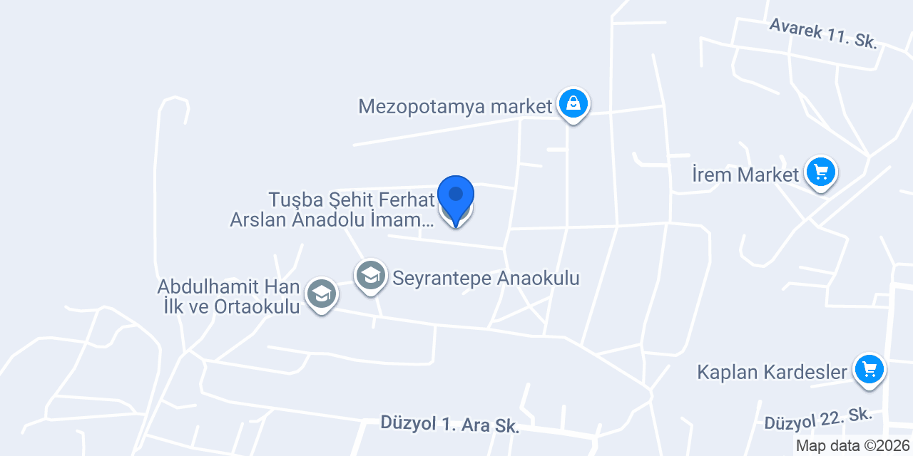 Tuşba Şehit Ferhat Arslan Anadolu İmam Hatip Lisesi konumu
