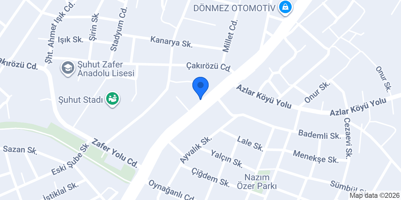 Şuhut İlçe Jandarma konumu