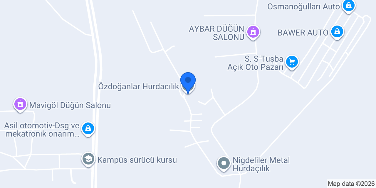 Özdoğanlar Hurdacılık konumu