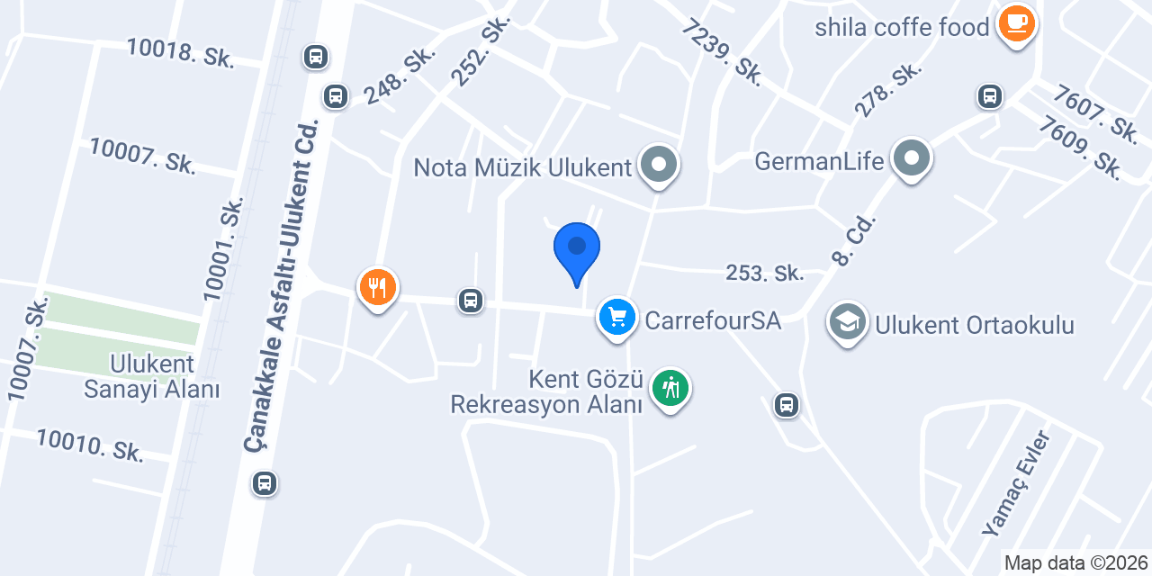 Levent Saraçbaşı konumu
