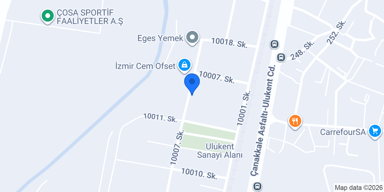 Taykon Çelik A.Ş. konumu