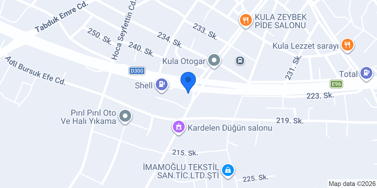 4 yol çay ocağı manisa kula konumu