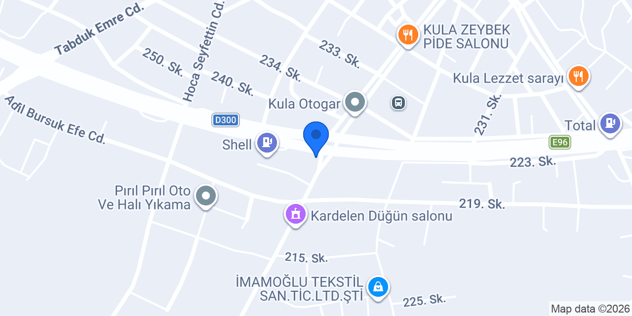 Kula taksi konumu