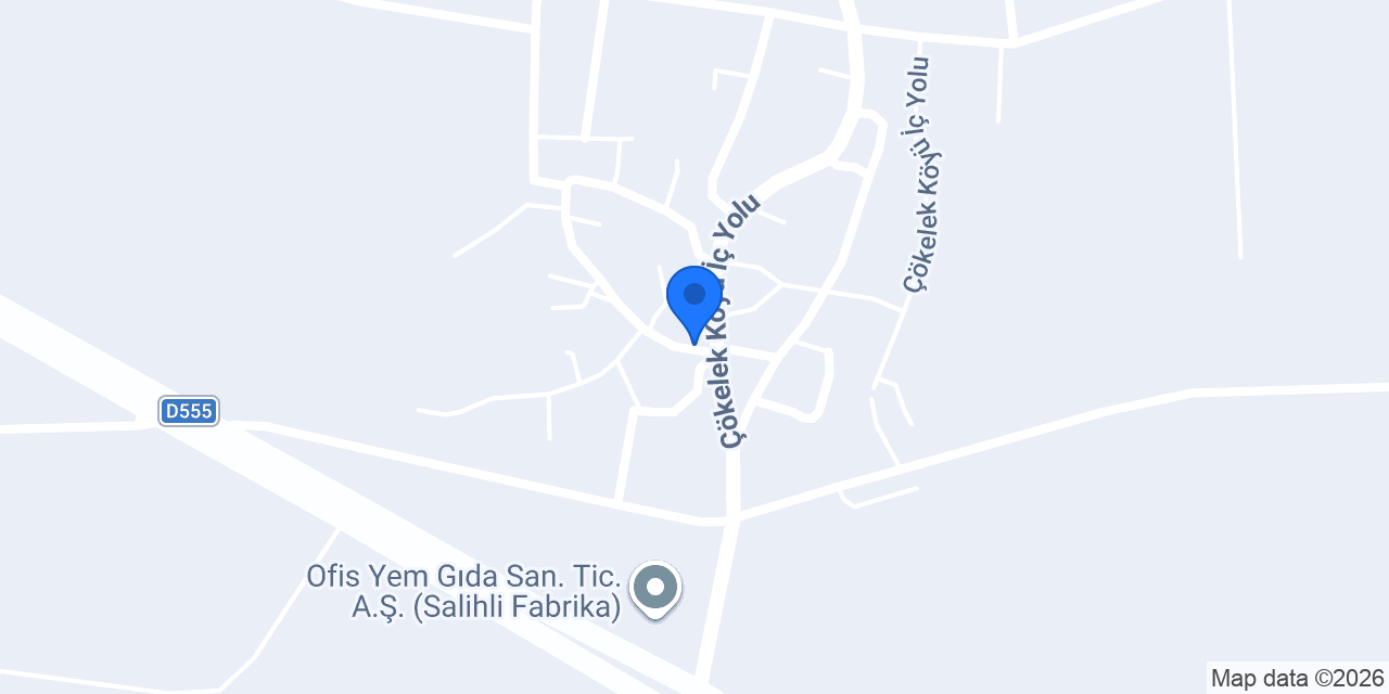 Çökelek Sağlık Evi konumu