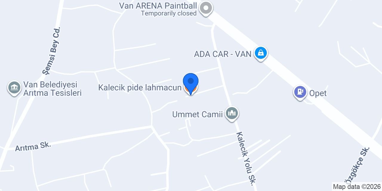 Kalecik pide lahmacun konumu