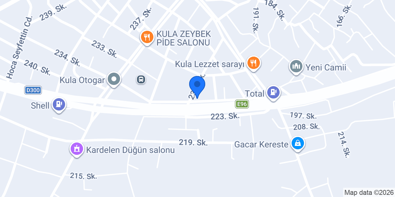 Gümüş Duşakabin ve Sineklik Sistemleri konumu