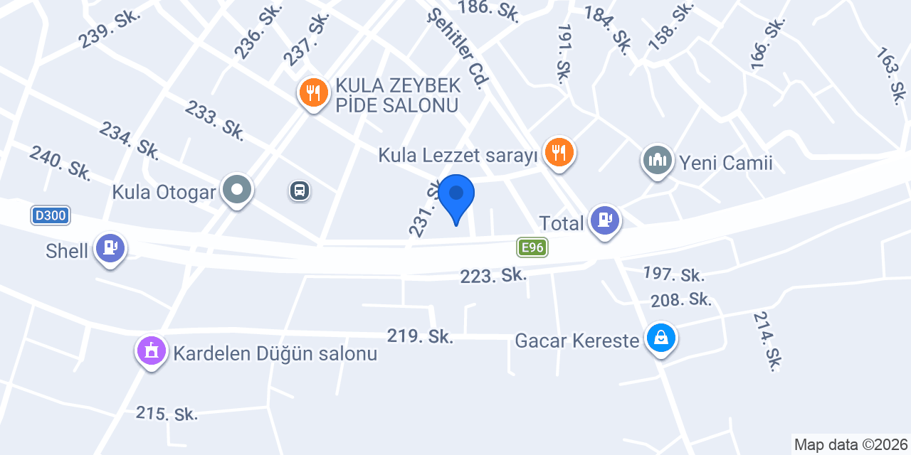 Nerkiz Otomotiv konumu